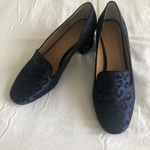 Banana Republic Embroidered Heeled Loafer